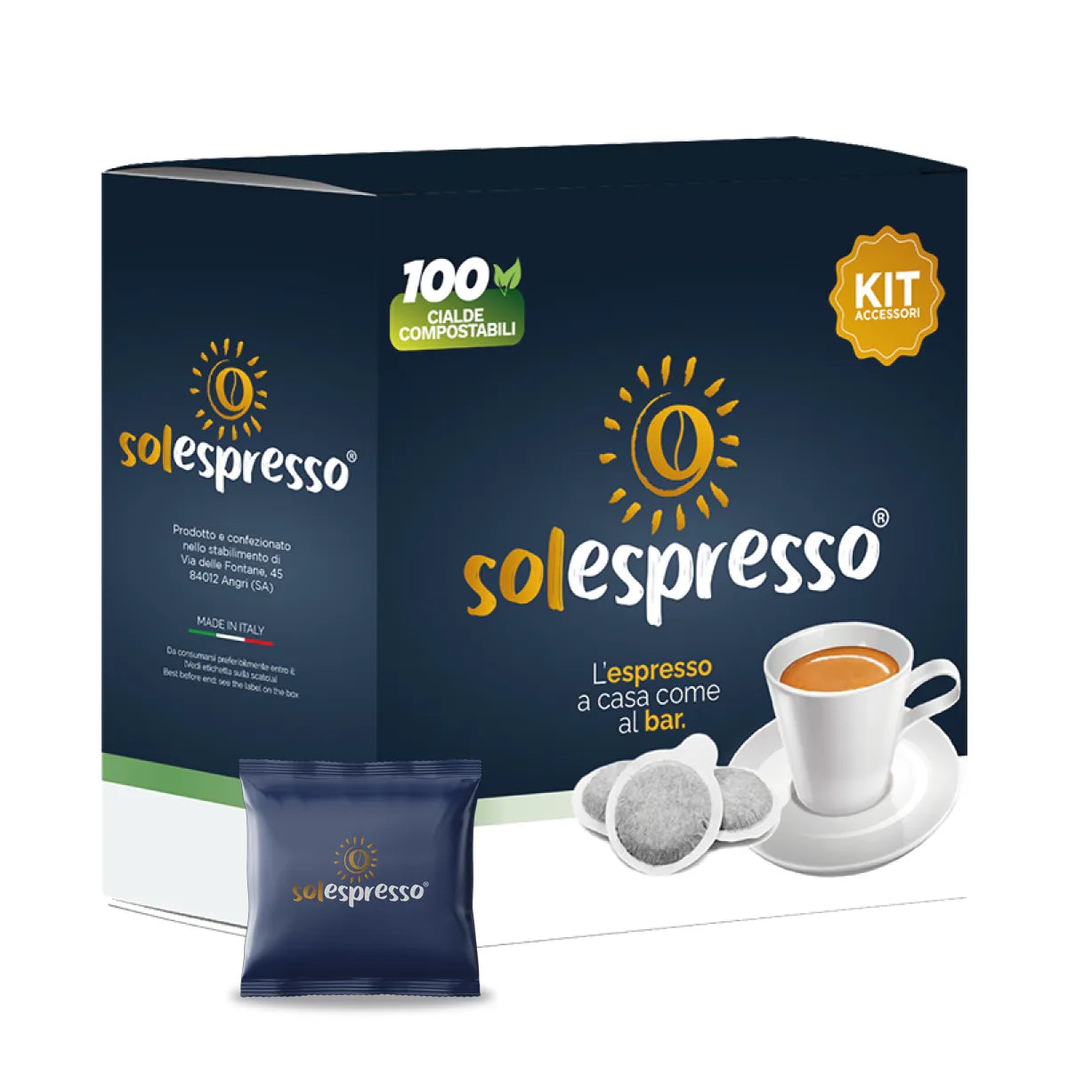 Solespresso 100 Cialde kit