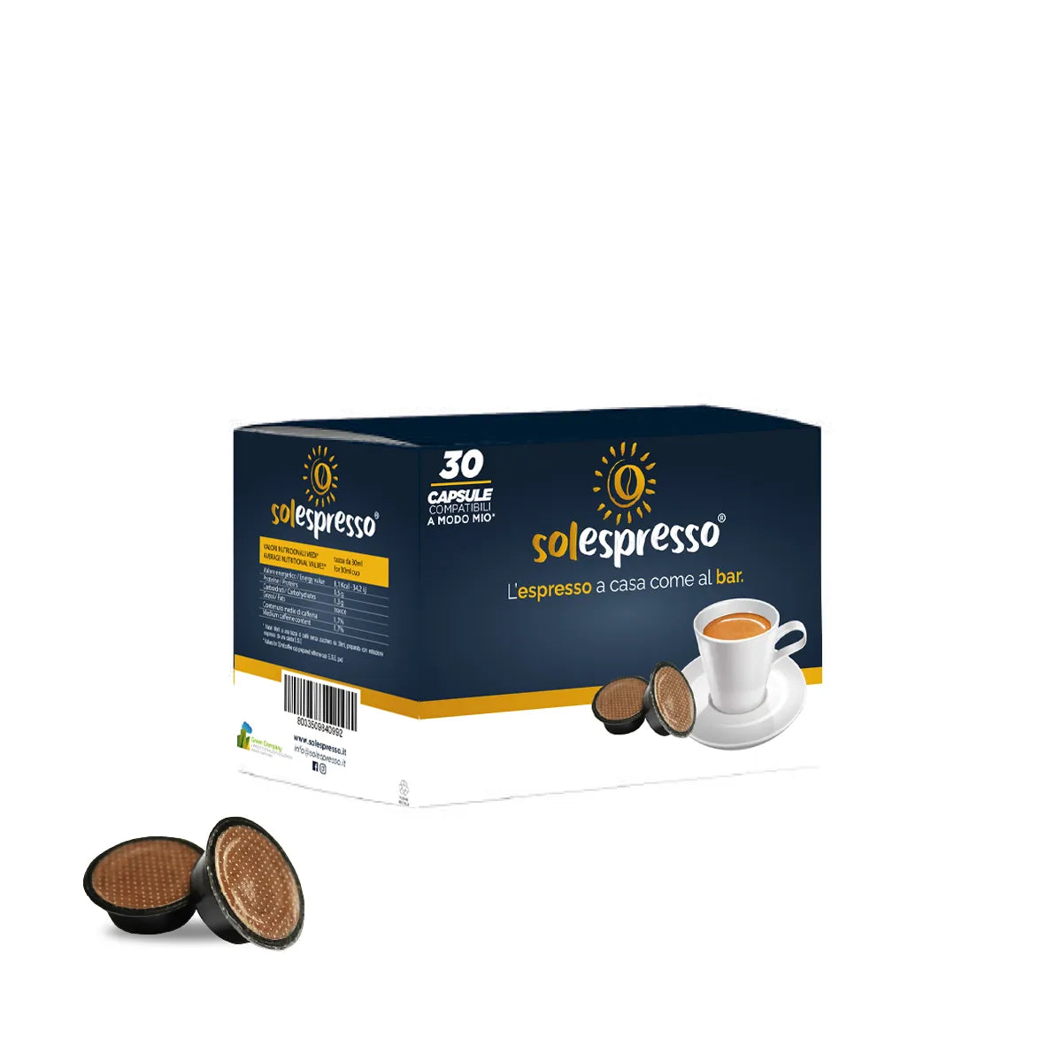 Solespresso 120 capsule Lavazza A Modo Mio